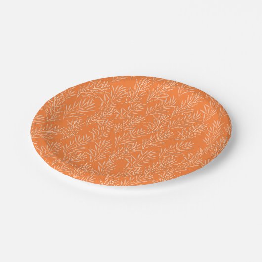 Teller aus Vollgraspapier (Schrägansicht)