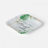 Teller aus weißer Lilie (Gewinkelt)