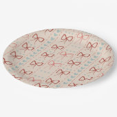 Teller aus zartem Papier (Schrägansicht)