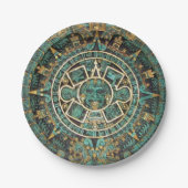 Teller, Aztec Pappteller (Vorderseite)