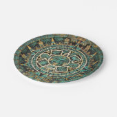 Teller, Aztec Pappteller (Schrägansicht)