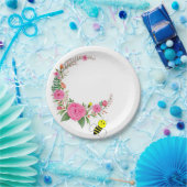 Teller, Blumensträuße, Blume Pappteller (Party)