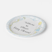 Teller "Castle Blue Yellow" (Schrägansicht)