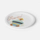 Teller danke (Schrägansicht)