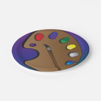 Teller der Artist Palette