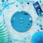 Teller der Birthday Party-Party für Haie (Party)