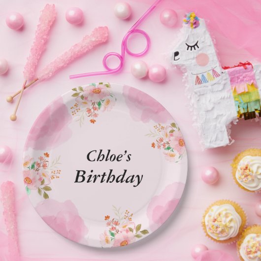 Teller der Blumenbällchen (Party)