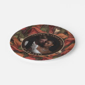 Teller der Calle Lilies für die Sommerhochzeit (Schrägansicht)