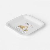 Teller der Geburtstagspartei (Gewinkelt)