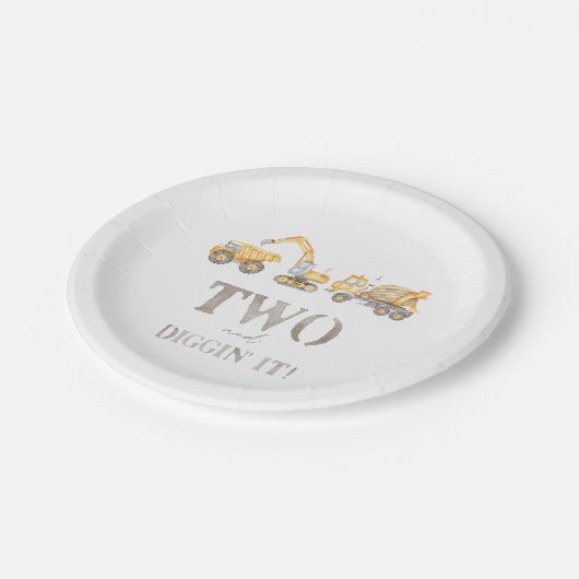 Teller der Geburtstagspartei (Schrägansicht)