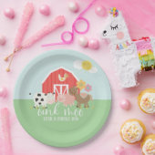 Teller der Geburtstagspartei von Zuchttieren Kuhpf (Party)