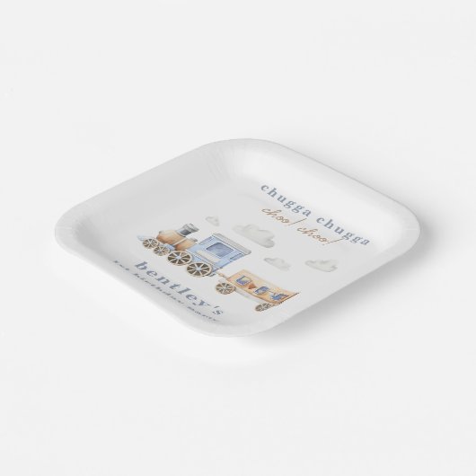 Teller der Geburtstagsparty (Gewinkelt)