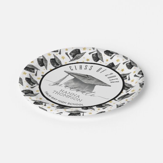 Teller der Graduierungspartei | Graduate Party (Schrägansicht)