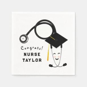 Teller der Krankenversicherungspartei Serviette
