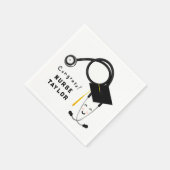 Teller der Krankenversicherungspartei Serviette (Ecke)