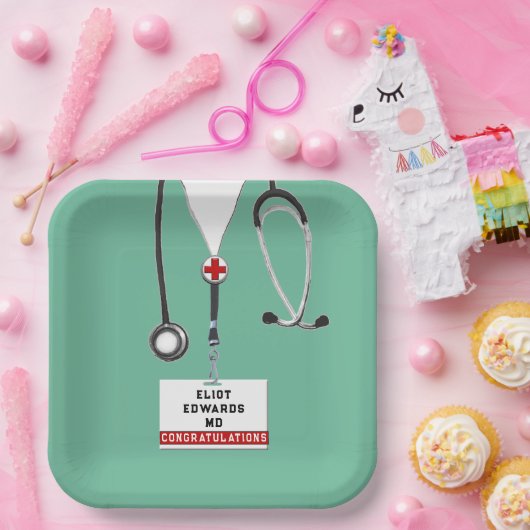 Teller der Medical School Graduation Party (Party)