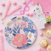 Teller der Petals & Picnic Collection aus Papier (Party)