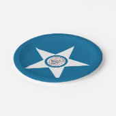 Teller der Stadt Houston, Texas Paper (Schrägansicht)