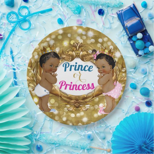 Teller des afrikanischen Prinzen oder Princess-Gol (Party)