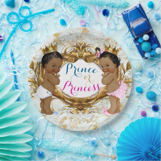 Teller des afrikanischen Prinzen oder Prinzessinne (Party)