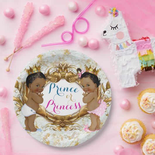 Teller des afrikanischen Prinzen oder Prinzessinne (Party)