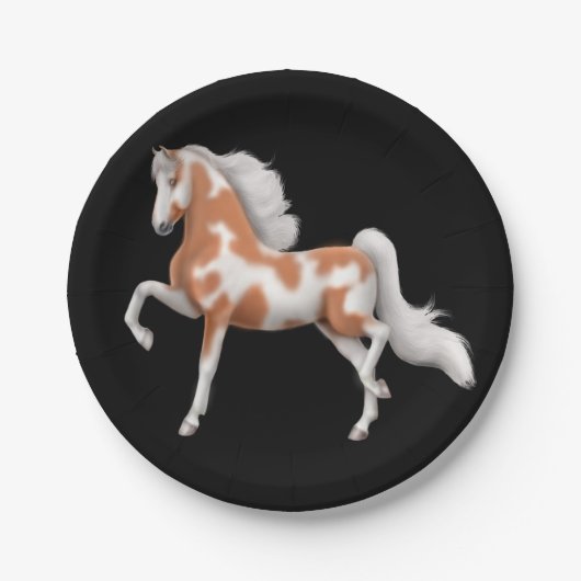 Teller des American Saddlebred Paint Horst Paper (Vorderseite)