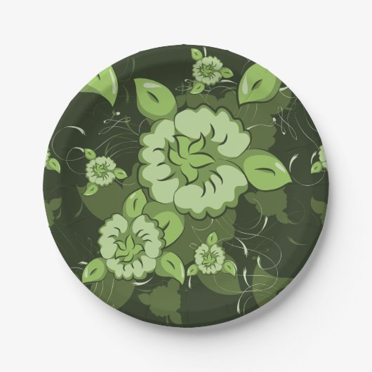 Teller des Blumengrünbuchs (Vorderseite)