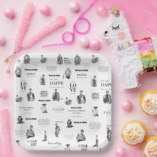 Teller des Frauenmagazins (Party)