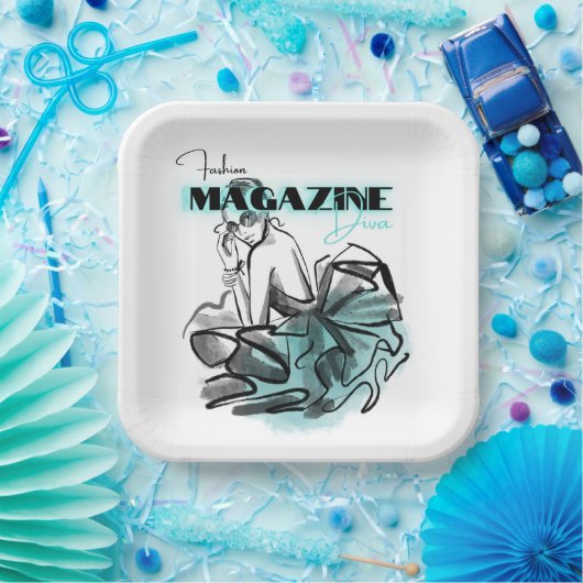 Teller des Frauenmagazins (Party)