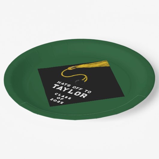 Teller des Grünbuchs der Graduierungspartei (Schrägansicht)