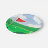 Teller des Grünbuchs über Golfplätze (Schrägansicht)