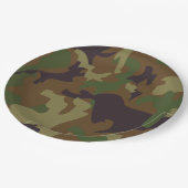 Teller des Heeres Green Camouflage Paper (Schrägansicht)