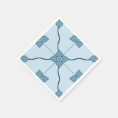 Teller des Lissabon-Papiers Serviette (Ecke)