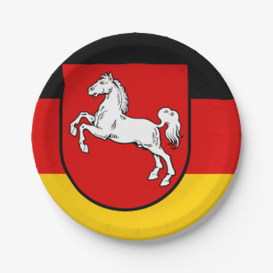 Teller des niedersächsischen Papiers