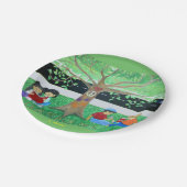 Teller des Papiers "Unser Friedensbaum" (Schrägansicht)