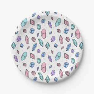 Teller des Pastell Crystal Point