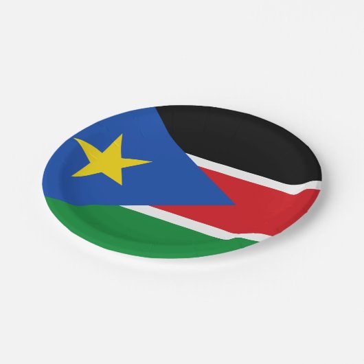 Teller des Südsudanesischen Papiers (Schrägansicht)