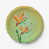 Teller des tropischen Party des Paradieses (Vorderseite)