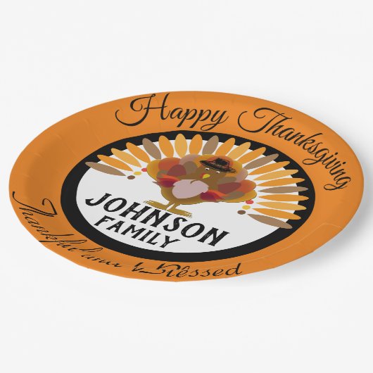 Teller des türkischen Erntedanks (Schrägansicht)