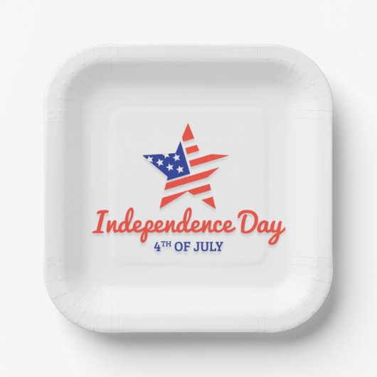 Teller des Unabhängigkeitstages (Vorderseite)