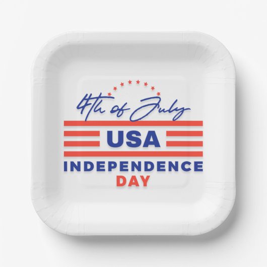 Teller des Unabhängigkeitstages (Vorderseite)