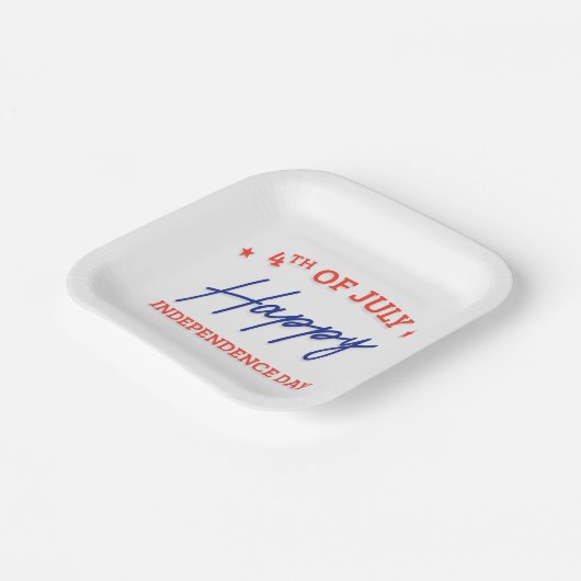 Teller des Unabhängigkeitstages (Gewinkelt)