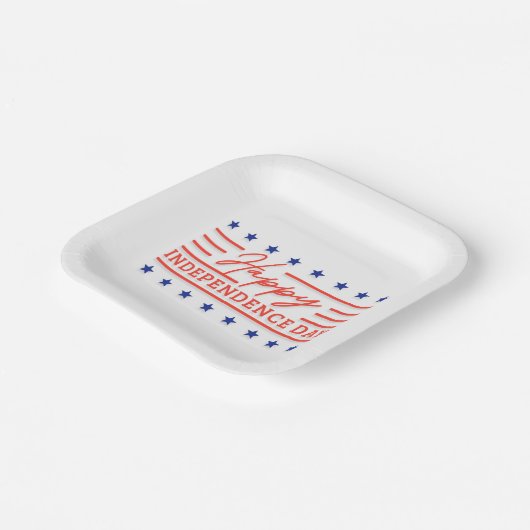 Teller des Unabhängigkeitstages (Gewinkelt)