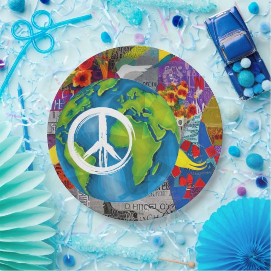 Teller des Weltfriedenspapiers (Party)