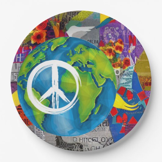 Teller des Weltfriedenspapiers (Vorderseite)