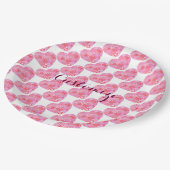 Teller des Whitepaper Patchwork Hearts (Schrägansicht)