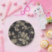 Teller, die Schattierungen aus Gold und Schwarz ho Pappteller (Party)