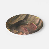 Teller Dinosaurier (Schrägansicht)