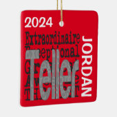 Teller Extraordinaire CUSTOM Keramikornament (Rechts)