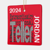 Teller Extraordinaire CUSTOM Keramikornament (Links)